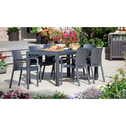 פינת אוכל באלי כוללת 6 כיסאות מבית KETER