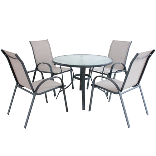 סט פינת אוכל דגם ביסטרו לגינה ולמרפסת CAMP IN