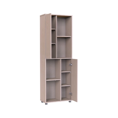 ספריית מדפים איכותית ומיוחדת במראה נקי ומודרני