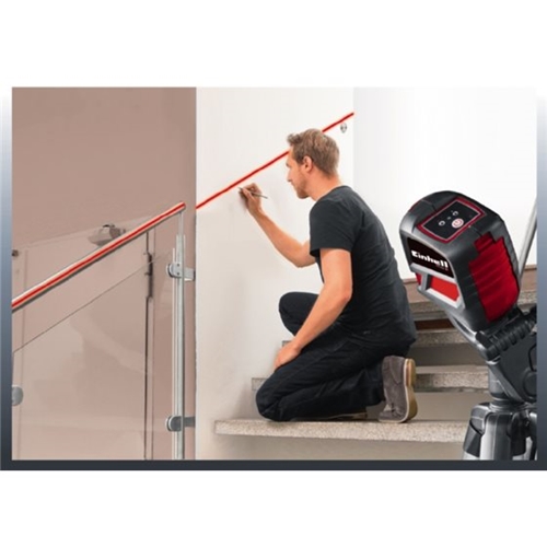 פלס לייזר "צלב" מקצועי ונוח לשימוש מבית Einhell