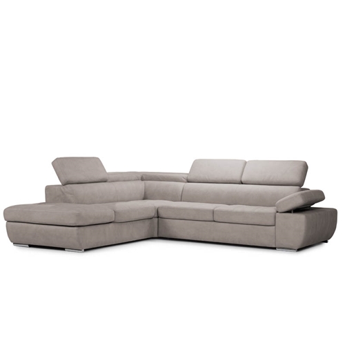 מערכת ישיבה פינתית גדולה ומרווחת ראשים מתכווננים