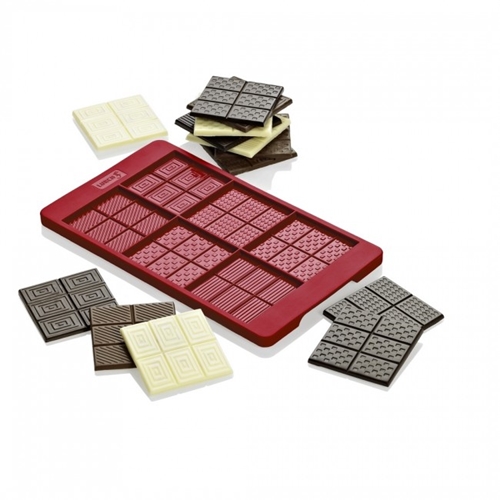 תבנית סיליקון להכנת 6 חפיסות שוקולד קטנות LURCH