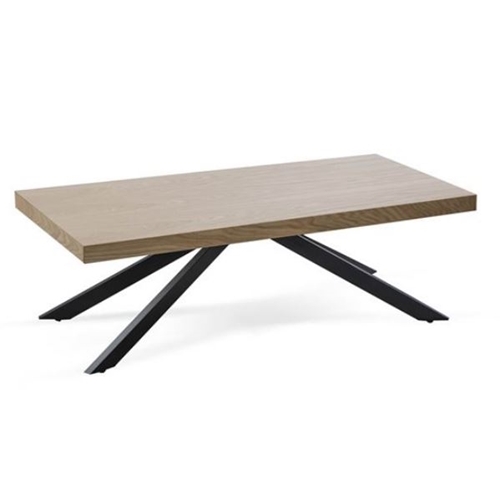 שולחן לסלון בשילוב MDF מצופה פורניר דגם אורן