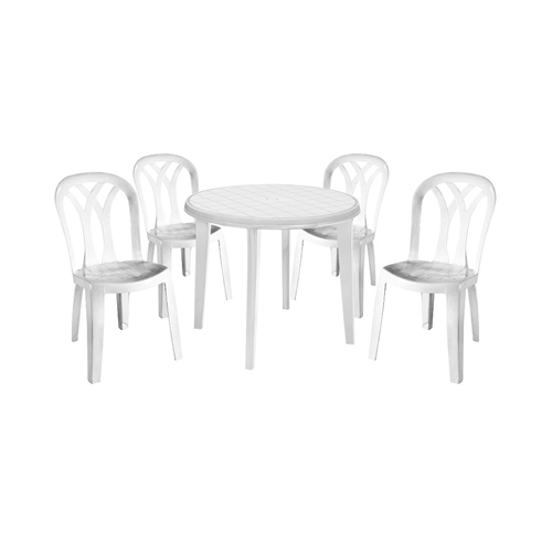סט שולחן ליסה וארבעה כסאות פטיו KETER