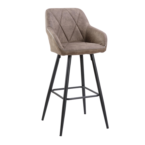 כיסא בר עם רגלי מתכת HOME DECOR דגם טקסס
