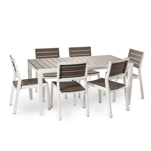 פינת אוכל לגינה כולל 6 כיסאות ללא מסעדי ידיים KETE