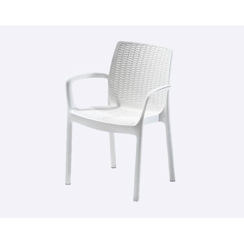 פינת אוכל כוללת 4 כיסאות נירוונה בגוון לבן KETER