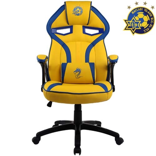 כיסא גיימינג רשמי מכבי תל אביב DRAGON דגם ULTRA
