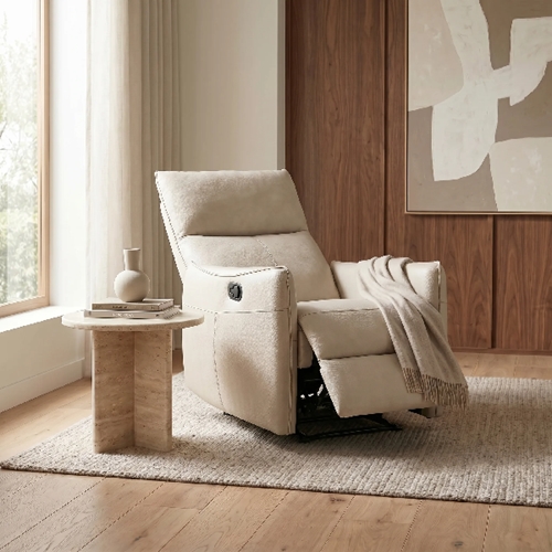 כורסת טלוויזיה מעור+מנגנון נדנוד דיאנה HOME DECOR