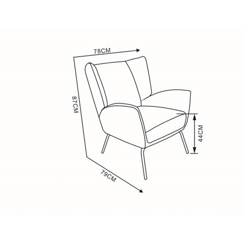 כורסא מעוצבת ומפנקת דגם דרימי Vitorio Divani