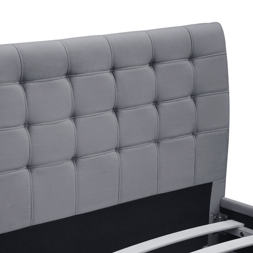 מיטת נוער רחבה מעוצבת בריפוד בד 190*120 HOME DECOR