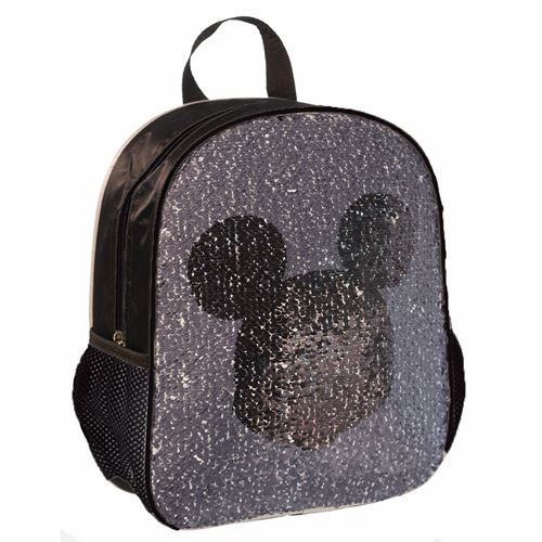 תיק גב לגן פאייטים עם תמונה מתחלפת - מיקי מאוס