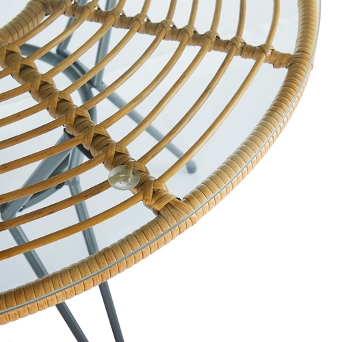 מערכת ישיבה 5 חלקים לגינה בנגקוק שלדת מתכת SUNRISE