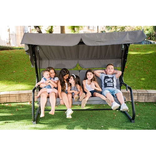 נדנדה מפוארת לגינה דגם FAMILY תוצרת איטליה