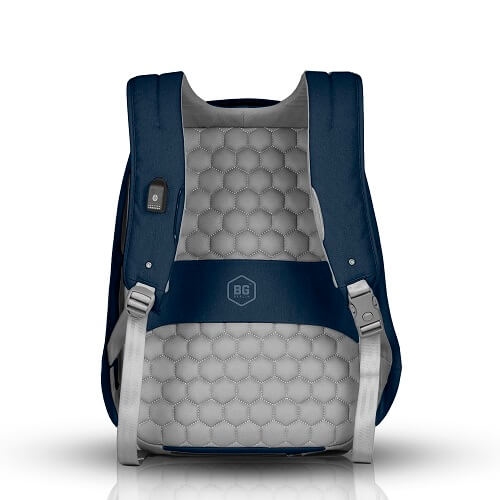 תיק גב למחשב נייד נגד גנבות Metro Bag - כחול נייבי