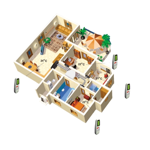 מיני מרכזי 32,000BTU/H אלקטרה דגם EMD 38T INV