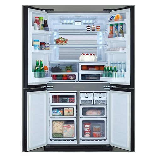 מקרר שארפ 4 דלתות נירוסטה 615 ליטר דגם SJ-8695