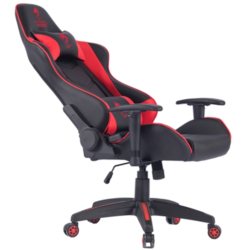 כיסא גיימינג בעיצוב ייחודי DRAGON צבע שחור/אדום