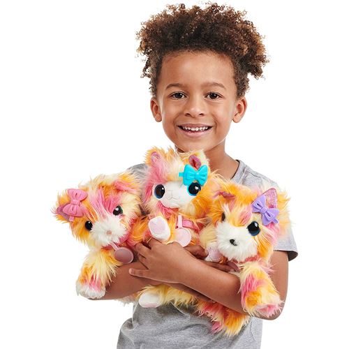 בובת פרווה רכה ונעימה בהפתעה כדורי פרווה - תותי פרוטי