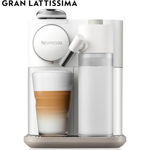 מכונת קפה NESPRESSO גראן לטיסימה בגוון לבן
