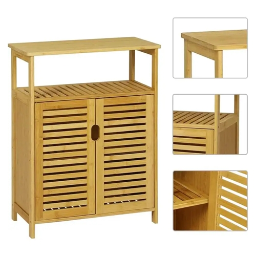 שידת אמבטיה מבמבוק דגם S88 מבית H.KLIEN