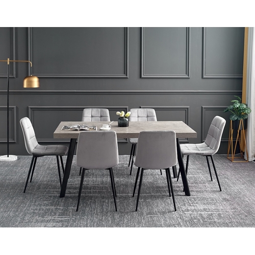 מערכת פינת אוכל הכוללת שולחן ו 4 כסאות דגם אמרטו