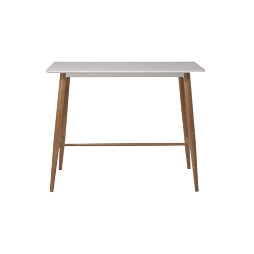 שולחן בר ASHTON לבן/אלון מבית URBAN