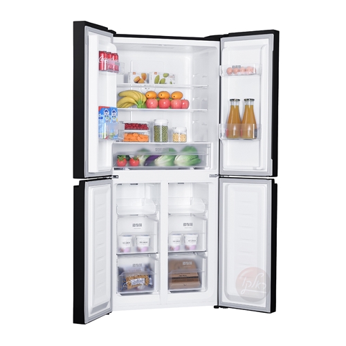 מקרר 4 דלתות בגוון נירוסטה מושחרת SHARP SJ-8430ID