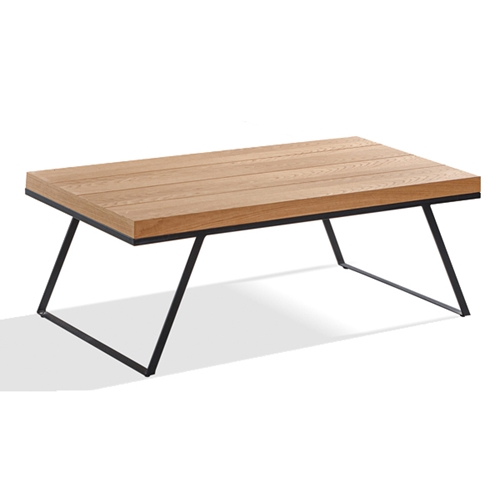 שולחן לסלון מצופה פורניר דגם דרור מבית LEONARDO