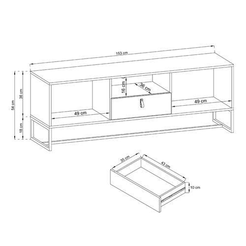 מזנון מעוצב בגימור מודרני תוצרת אירופה HOME DECOR