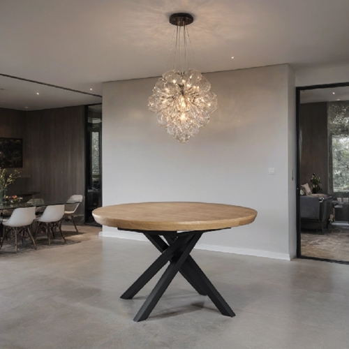 שולחן פינת אוכל עגול דגם פירנצה LEONARDO