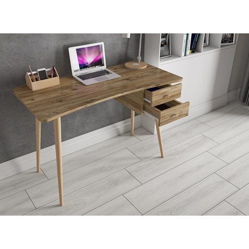 שולחן סטודנט עם 2 מגירות דגם אופיר Tudo design