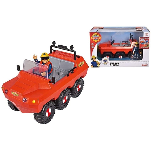 רכב הידרה עם דמות של סמי הכבאי למשחק במים וביבשה