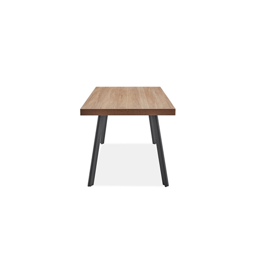 שולחן אוכל מעוצב דגם אמרטו דמוי עץ טבעי דיוואני