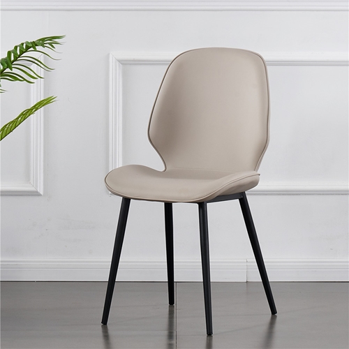 כיסא מרופד דמוי עור לפינת אוכל דגם מרסיי