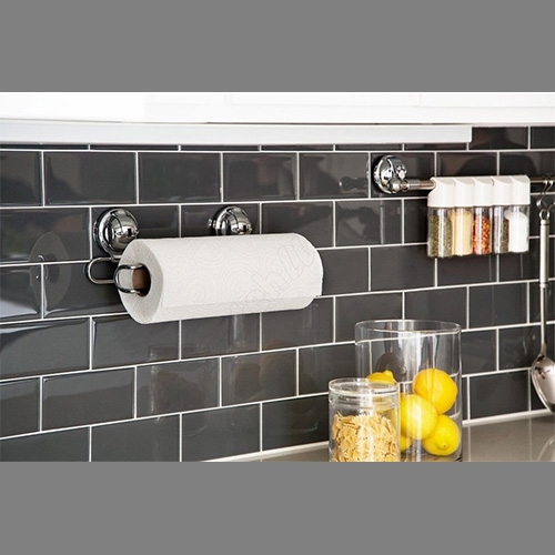 מתלה לנייר מגבת ואקום נירוסטה 304 - גדול מבית FECA