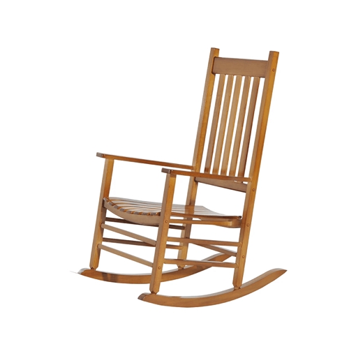 כסא נדנדה עץ טבעי Natural Rocking Chair