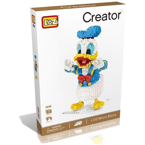 משחק הרכבה עם 1670 מיני אבני בנייה- דונאלד דאק