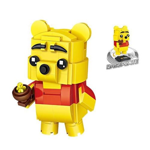 משחק הרכבה איכותי עם 174 מיני אבני בנייה- לבניית דמות של ...