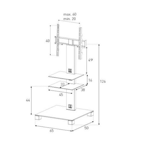 מעמד תלייה לטלוויזיה SONOROUS