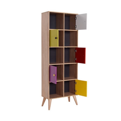 כוורת עץ צבעונית 10 תאים מבית HOMAX