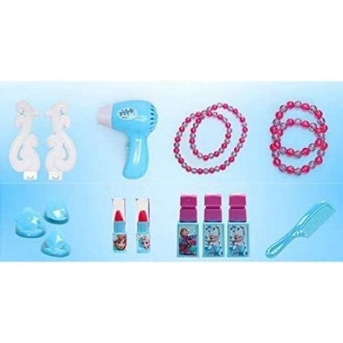 ערכת יופי ניידת לילדים הופכת לטרולי עם גלגלים + 15 אביזרי...