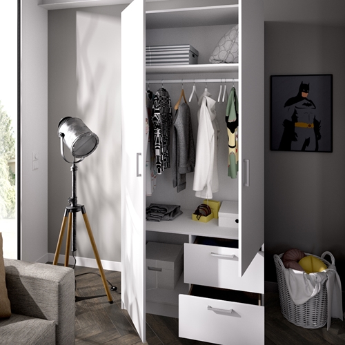 ארון פתיחה 100 ס"מ 2 דלתות תוצרת ספרד HOME DECOR