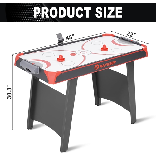 שולחן משחק משולב הוקי אוויר ופינג פונג