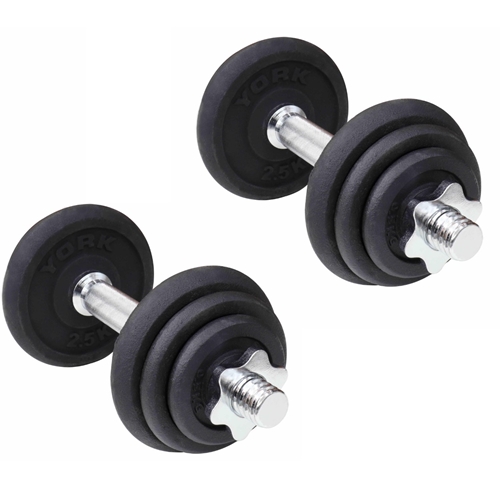 סט משקולות 20 ק"ג במזוודה מבית YORK