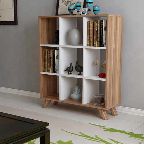 כוורת 9 תאים בגוון טבעי בשילוב לבן טודו דיזיין