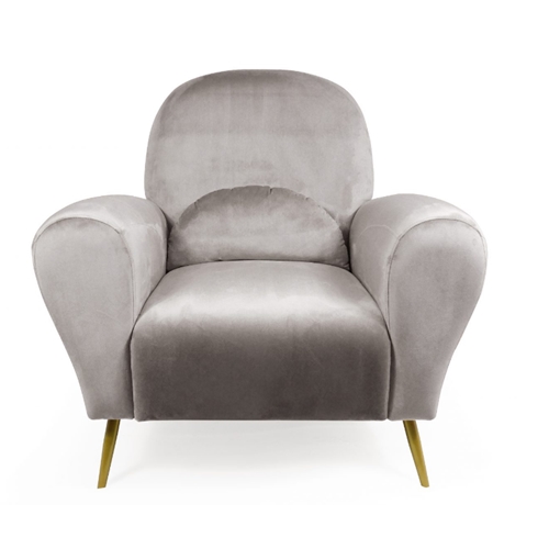 כורסת דגם בוסטון בצבע אפור מבית MYDESIGN