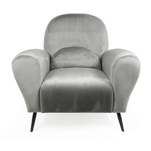 כורסת דגם בוסטון בצבע כסוף מבית MYDESIGN