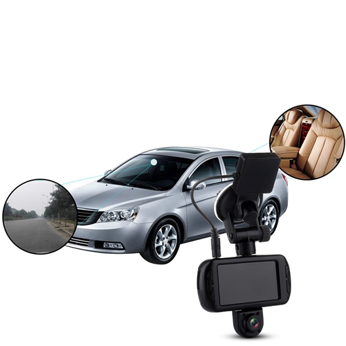 מצלמה דו כיוונית לרכב עם GPS מובנה Discovery DS990