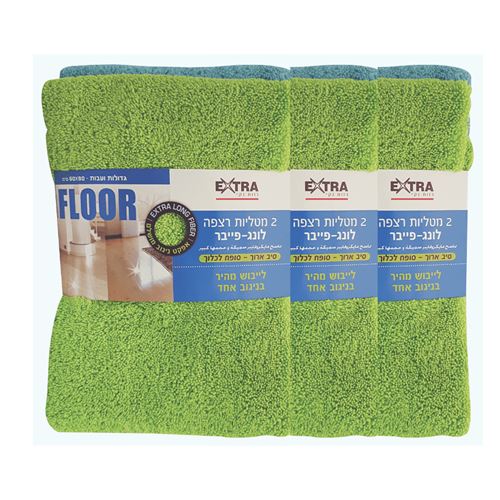 מארז שישיית סחבות EXTRA לונג פייבר לרצפה